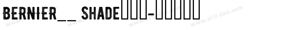 BERNIER__ Shade手机版字体转换